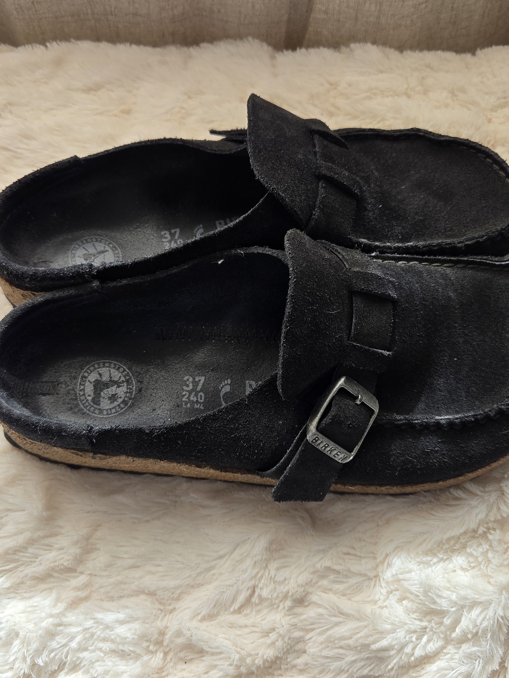 Birkenstock Buckley- Black Suede - Picture 4 of 5
